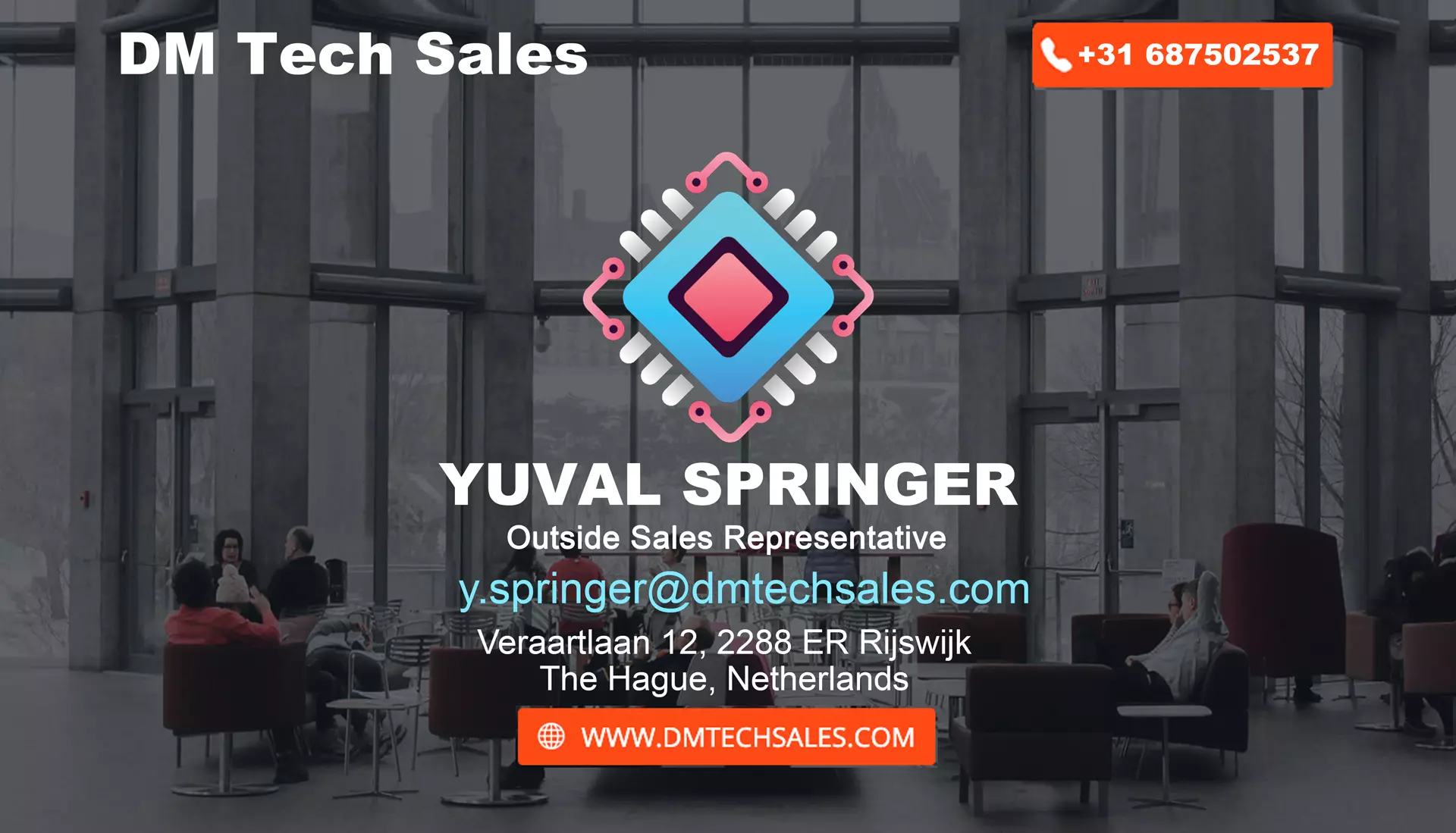 Yuval Springer, Outside Sales Representative, DM Tech Sales